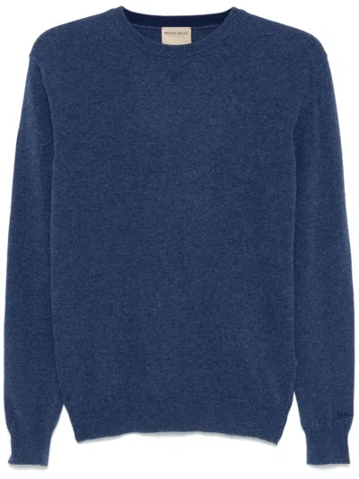 Woolrich Wool Sweater In Blue