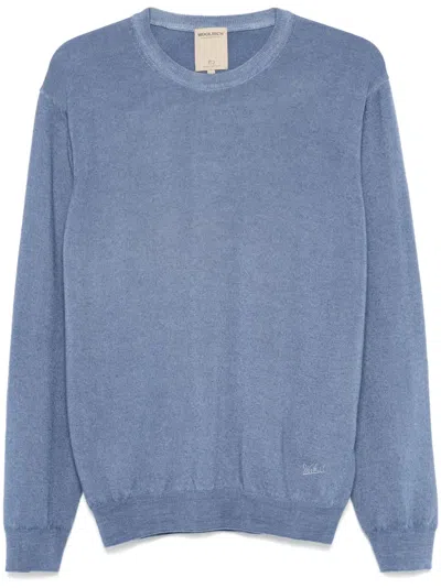 Woolrich Wool Sweater In Blue
