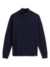 Woolrich Wool Zip-up Cardigan In Blue