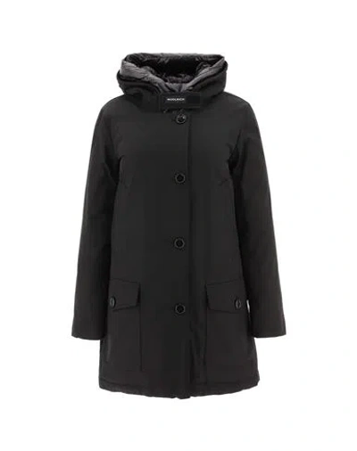 Woolrich Artic High C Jacket Woman Puffer Black Size Xxl Cotton