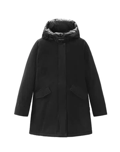 Woolrich Artic Parka Jacket Woman Puffer Black Size Xl Cotton