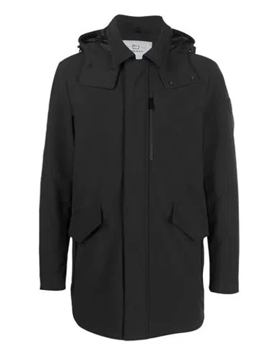 Woolrich Barrow Mac Jacket Man Puffer Black Size Xxl Polyester In Black