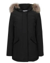 Woolrich Arctic Raccoon Parka Clothing In Black