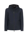 Woolrich Softshell Pacific Jacket For Outdoor In Blue