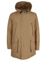Woolrich Parka Jacket Man Coat Beige Size Xl Cotton