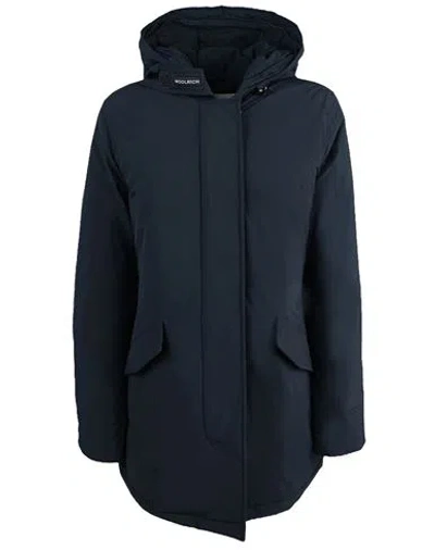 Woolrich Parka Jacket Woman Coat Blue Size Xl Polyester