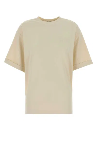 Woolrich Cotton Oversize T Shirt Short Sleeves In Animal Print