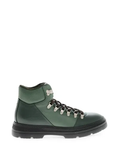 Woolrich X Daniëlle Cathari Leather Hiking Boots In Green