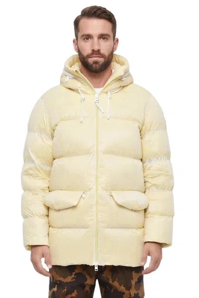 Woolrich Yellow Hooded Parka Jacket