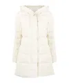 Woolrich Zip-fastening Padded Coat In White