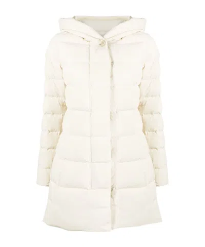 WOOLRICH ZIP-FASTENING PADDED COAT