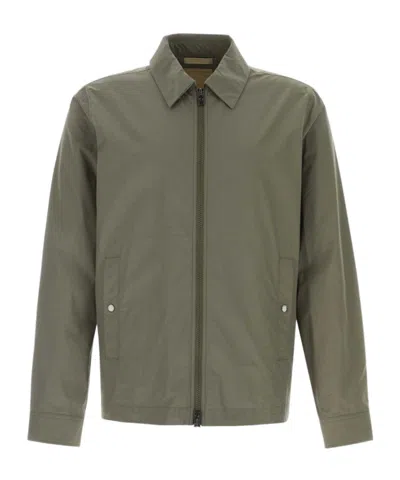 Woolrich Zip Front Jacket In Green