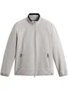 Woolrich Zip-front Technical Jacket In Neutrals