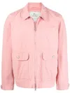 Woolrich Zip-up Bomber Jacket In Rosa