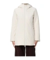Woolrich Zip-up Hooded Jacket In White