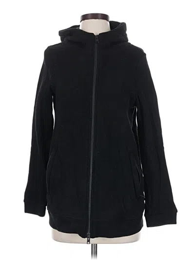 Pre-owned Woolrich Zip Up Hoodie In Black