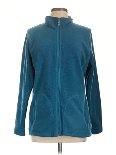 Pre-owned Woolrich Zip Up Hoodie In Teal