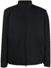 Woolrich Zip-up Padded Jacket In Schwarz