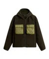Woolrich Zipper Hoodie In Brown