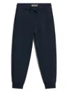 Woolrich Cotton Fleece Track Pants In Blue
