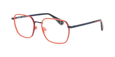 Woow Be Stronger 1 9404 Men's Glasses Orange Size 52 - Free Lenses - Blue Light Block Available In Multi