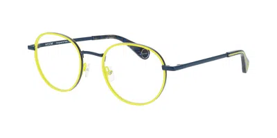 Woow Be Stronger 2 9066 Men's Glasses Yellow Size 50 - Free Lenses - Blue Light Block Available In Multi