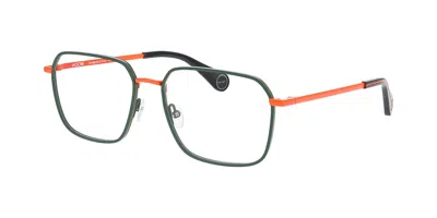 Woow Be Stronger 3 931 Men's Glasses Green Size 57 - Free Lenses - Blue Light Block Available In Multi