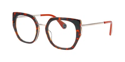 Woow Big Match 1 8904 Women's Glasses Tortoiseshell Size 51 - Free Lenses - Blue Light Block Available In Brown