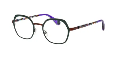 Woow Boogie Woogie 1 Women's Glasses, Green, Size 47 In Blue