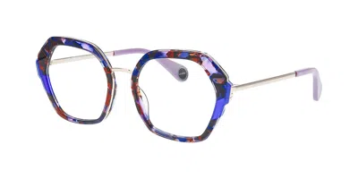 Woow Cheer Leader 1 Women's Glasses, Tortoiseshell, Size 52 In Blue