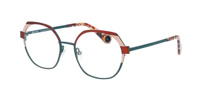 Woow Double Six 1 0006 Women's Glasses Green Size 50 - Free Lenses - Blue Light Block Available In Brown