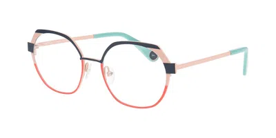 Woow Double Six 1 0933 Women's Glasses Blue Size 50 - Free Lenses - Blue Light Block Available In Multi