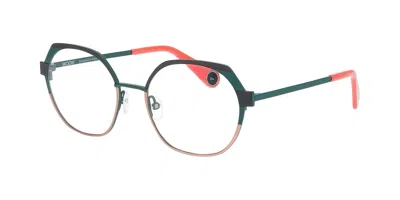 Woow Double Six 1 9018 Women's Glasses Green Size 50 - Free Lenses - Blue Light Block Available In Multi