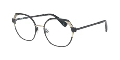 Woow Double Six 1 Tm01 Women's Glasses Black Size 50 - Free Lenses - Blue Light Block Available