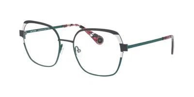 Woow Double Six 2 0017 Women's Glasses Green Size 53 - Free Lenses - Blue Light Block Available
