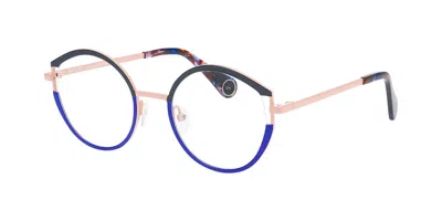 Woow Game On 1 0933 Women's Glasses Blue Size 47 - Free Lenses - Blue Light Block Available