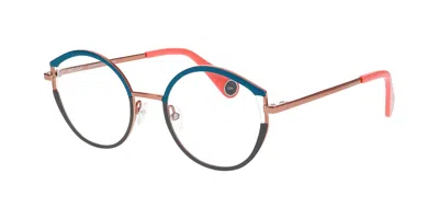 Woow Game On 1 9125 Women's Glasses Blue Size 47 - Free Lenses - Blue Light Block Available In Multi