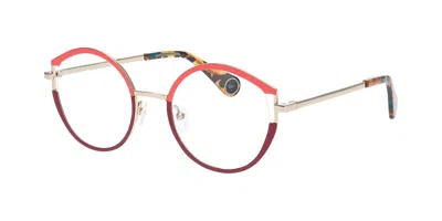 Woow Game On 1 9404 Women's Glasses Red Size 47 - Free Lenses - Blue Light Block Available