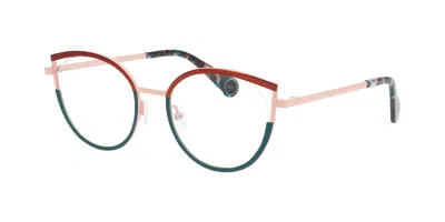Woow Game On 2 0006 Women's Glasses Green Size 49 - Free Lenses - Blue Light Block Available In Multi
