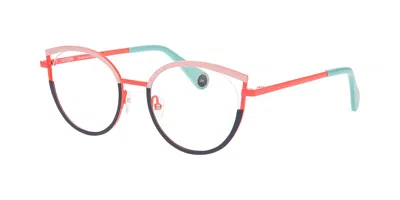 Woow Game On 2 9107 Women's Glasses Blue Size 49 - Free Lenses - Blue Light Block Available In Pink