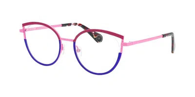 Woow Game On 2 9388 Women's Glasses Blue Size 49 - Free Lenses - Blue Light Block Available In Pink