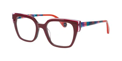 Woow Keep Going 2 1910 Occhiali Da Vista Borgogna Per Donna (solo Montatura)
