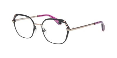 Woow Level Up 1 Tm01 Women's Glasses Black Size 50 - Free Lenses - Blue Light Block Available In Multi