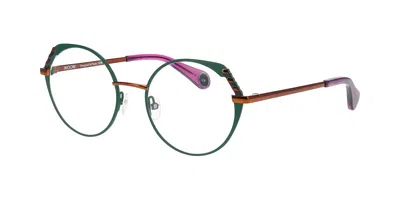 Woow Level Up 2 0017 Women's Glasses Green Size 50 - Free Lenses - Blue Light Block Available In Yellow