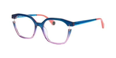 Woow Lucky Charm 2 0306 Women's Glasses Blue Size 53 - Free Lenses - Blue Light Block Available In Multi