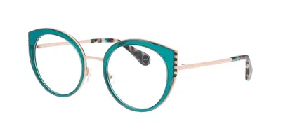 Woow Next Level 2 1127 Women's Glasses Green Size 52 - Free Lenses - Blue Light Block Available In Yellow