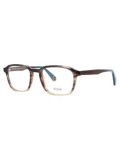 Woow On Board 2 Acetate Unisex Eyeglasses In Brown