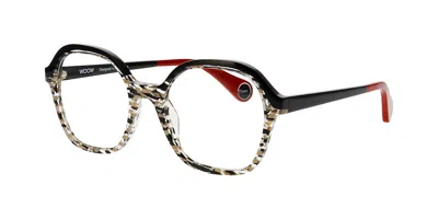 Woow Party Time 1 3201 Occhiali Da Vista Neri Per Donna (solo Montatura) In Black