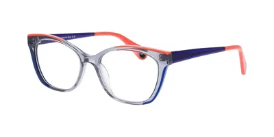 Woow Play Again 1 1514 Women's Glasses Clear Size 51 - Free Lenses - Blue Light Block Available In Multi