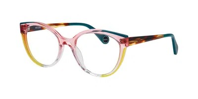 Woow Play Again 2 0157 Women's Glasses Pink Size 53 - Free Lenses - Blue Light Block Available In Multi